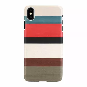 Smartphone case man and wood for iPhone X/XS — Corallina White