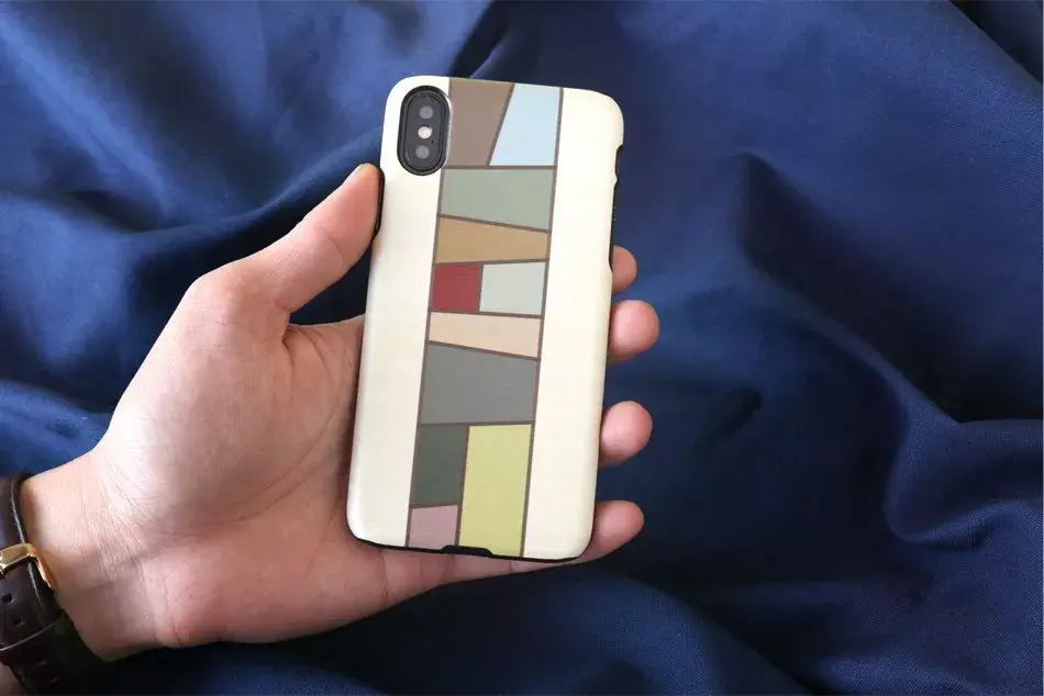 Smartphone case man and wood iPhone X/XS Photo 4