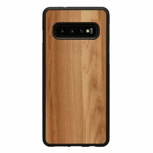 Чехол для смартфона man and wood для Samsung Galaxy S10 — капучино черный, защитный тонкий