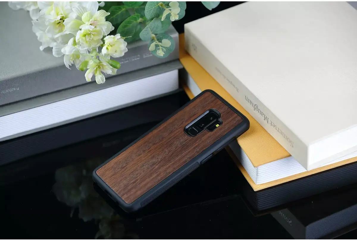 Smartphone case man and wood Galaxy S9 Plus Photo 3