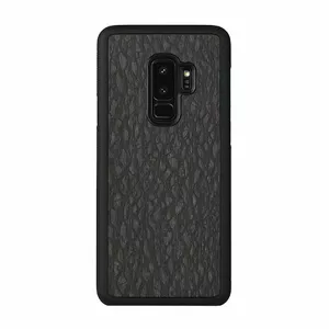 Smartphone case man and wood for Galaxy S9 Plus — carbon black