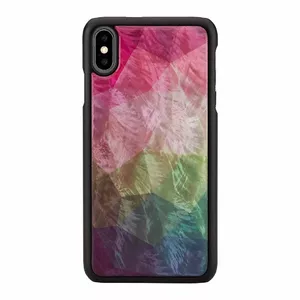 Protective smartphone case iKins for iPhone XS Max — water flower design, black