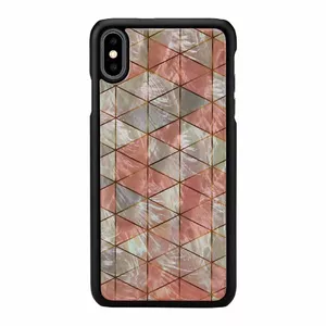 Protective smartphone case iKins for iPhone XS Max — diamond pattern, black