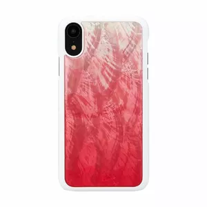 Smartphone case iKins for iPhone XR — pink lake and white color