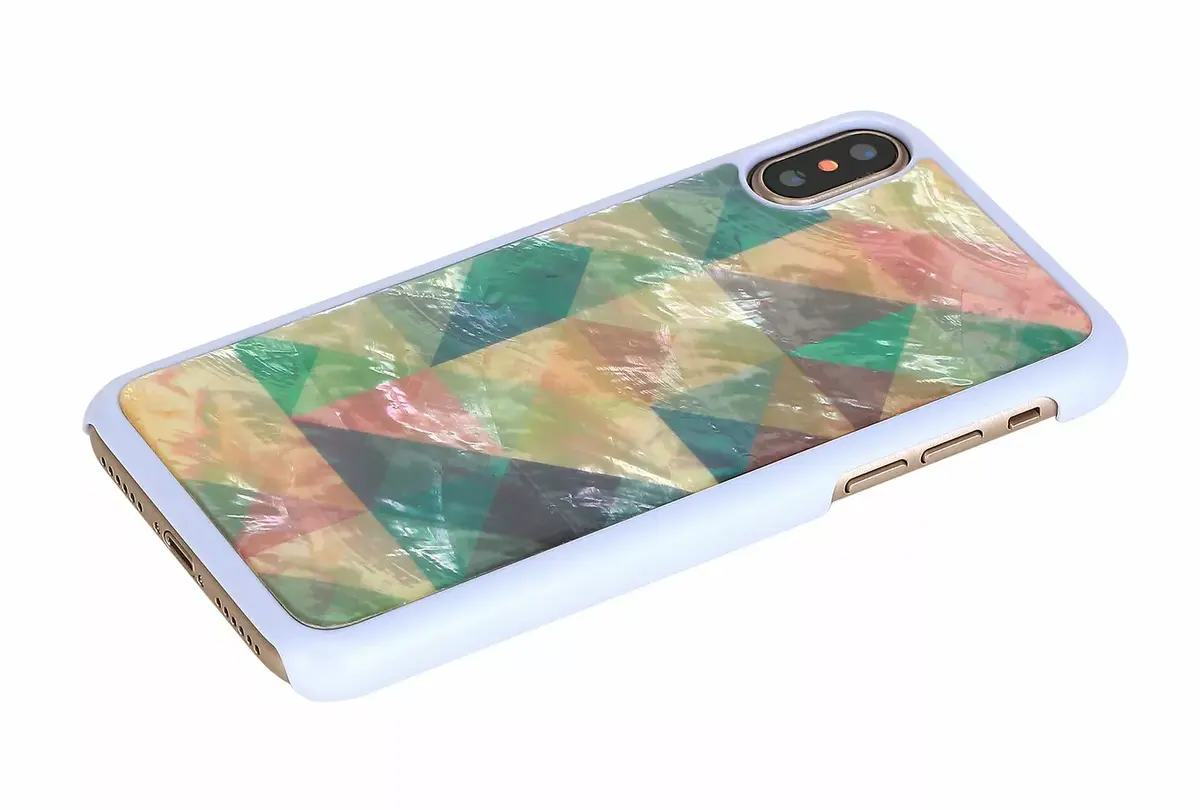 iKins smartphone case for iPhone XS/S mosaic white Photo 2