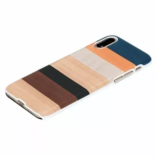 man and wood iPhone XR case — white Photo 2