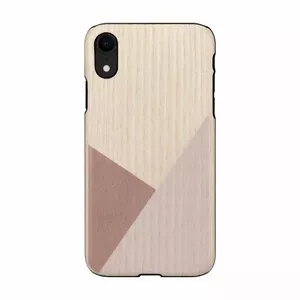 Viedtālruņa apvalks man and wood priekš iPhone XR — tulip black, ciets aizsargkorpuss