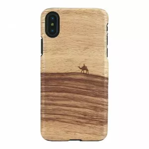 Phone case MAN&WOOD for iPhone X/XS — terra black, protective back cover