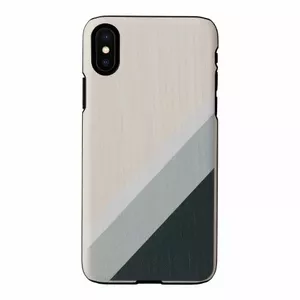Чехол для смартфона man and wood для iPhone X/XS — серый костюм, черный