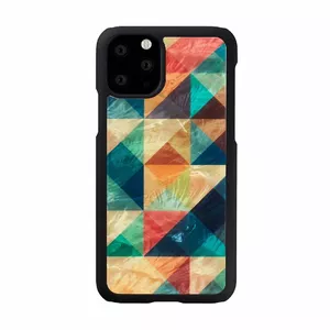Smartphone case iKins for iPhone 11 Pro — mosaic black protective cover