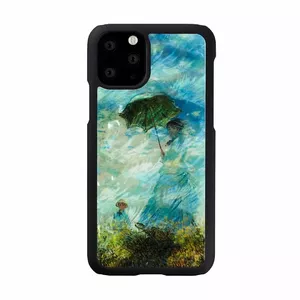 Protective smartphone case iKins for iPhone 11 Pro, black, slim fit