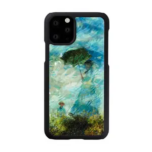 Protective smartphone case iKins for iPhone 11 Pro, black, slim fit
