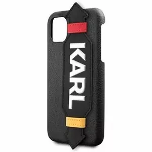 Aizmugurējais vāciņš Karl Lagerfeld Apple iPhone 11 Pro Strap Cover Black