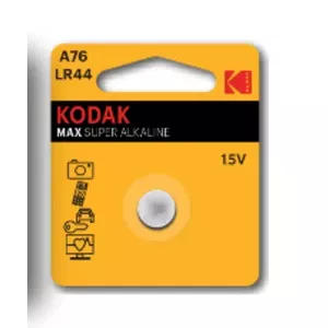 Single-use alkaline battery Kodak A76 LR44 15V 1 pc