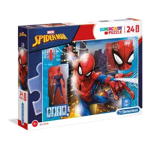 Пазл Clementoni Spider-Man 24 элемента, 620×420 мм, мультяшный, 3–5 лет