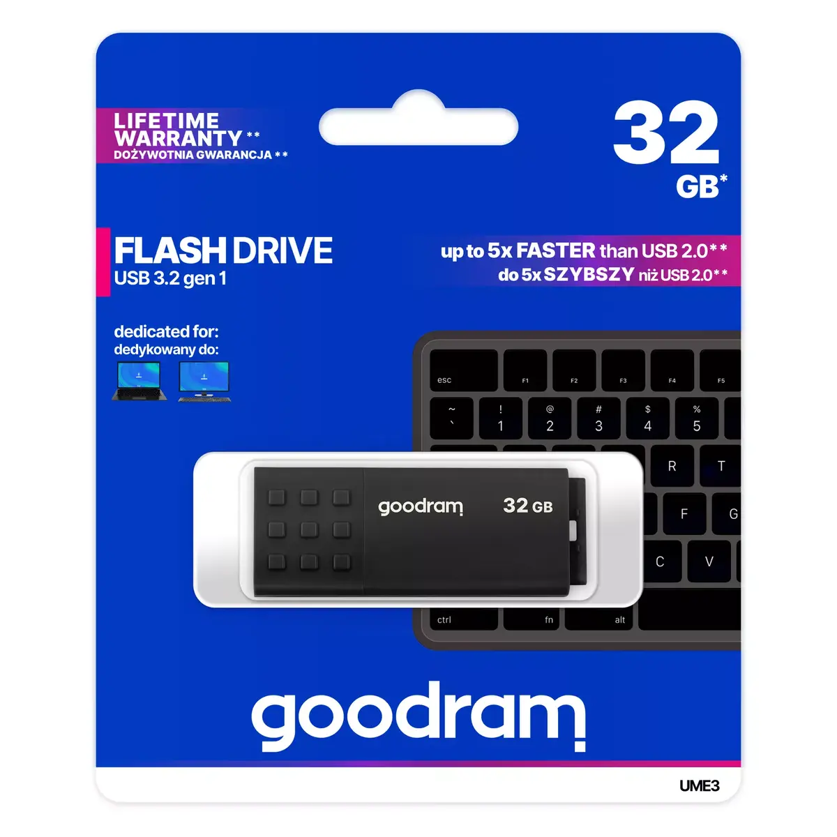 GOODRAM UME3 32 ГБ USB Type-A 3.2 Gen 1 флеш‑накопитель Photo 6