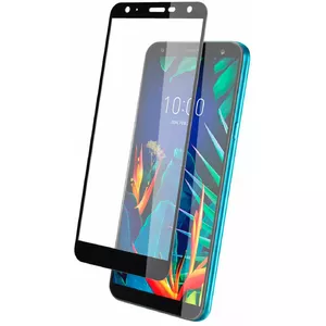 Закалённое стекло защитное Evelatus для LG K40 2.5D Full Cover с антистатикой