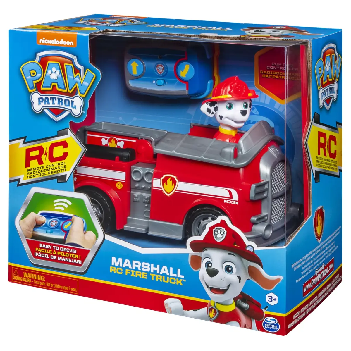 Ugunsdzēsēju auto PAW Patrol Marshall tālvadības ugunsdzēsēju auto Photo 7