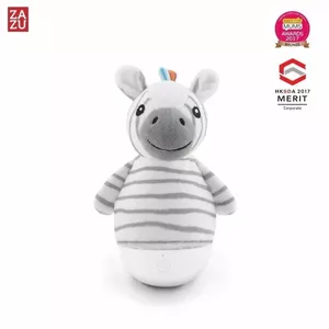 Zazu Zack Smart Zebra - Anti-fall Colourful Night Lamp with auto OFF function (after 30 min) for kids 0+