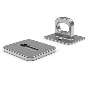Точка крепления Compulocks EK1-AU50G для тросовых замков безопасности из нержавеющей стали хромированная