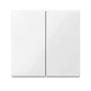 Light switch Merten 432525 — thermoplastic housing, white, button control