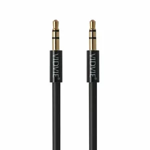 Audio aux cable Vidvie AL1105W 3.5 mm 1.5 m Black