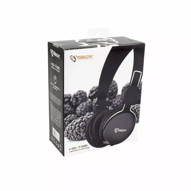 Наушники SBOX HS-736B Black Photo 3