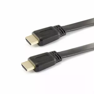 Sbox HDMI-HDMI 1.4 Flat M/M 1,5 m HDMI-FLAT-15B melns