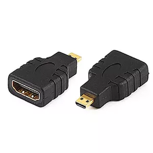 SBOX AD.HDMI-MICRO cable gender changer Mcro HDMI HDMI A Black