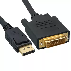 Video kabeļa adapteris SBOX DP-DVI-2 2 m DisplayPort melns