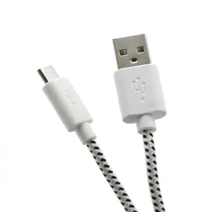 USB Cable SBOX USB-1031W 1m USB 2.0 A to Micro-USB A White
