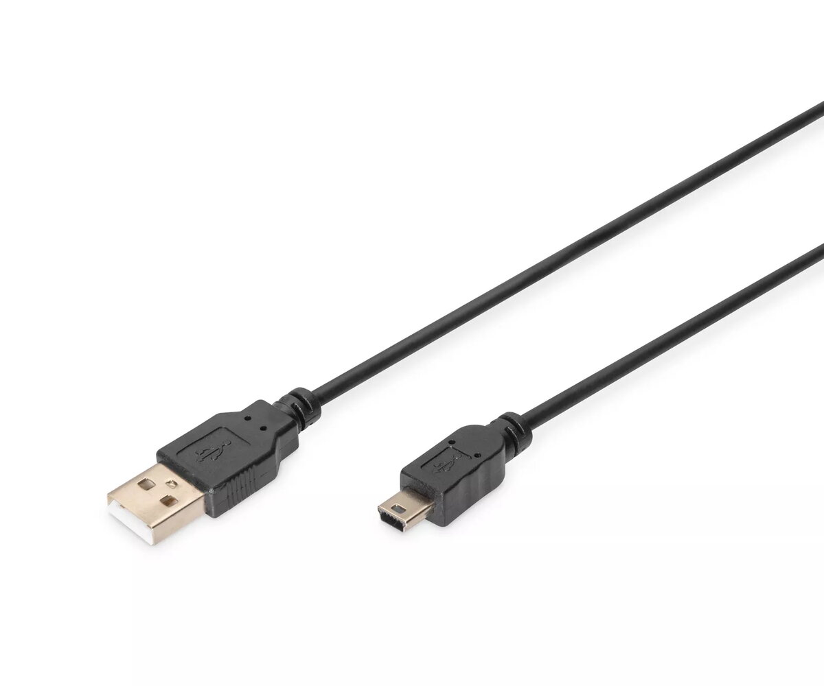 USB A uz Mini-USB B kabelis