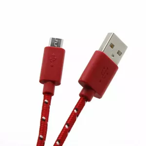 Sbox USB->Micro USB 1M USB-1031R sarkans