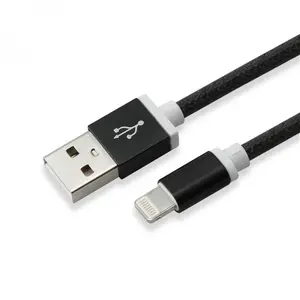 Mobile phone cable SBOX IPH7-B Black 1.5 m USB A Lightning