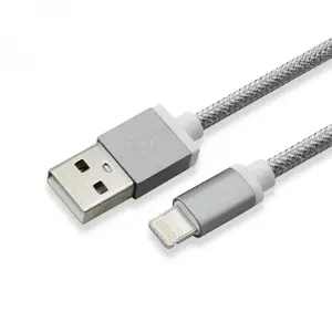 Mobile phone cable SBOX IPH7-GR 1.5m USB A Lightning Grey