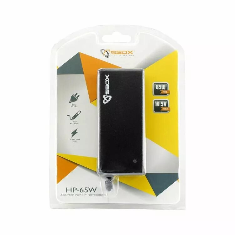Sbox portatīvā datora lādētājs HP 65W
