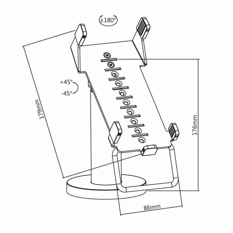SBOX PTM-03 Adjustable Phone & Tablet Stand Photo 3