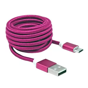 USB Cable SBOX USB-10315P 1.5m USB A Micro-USB B Pink