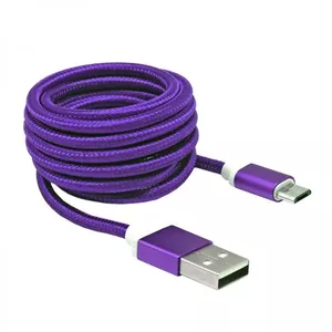 USB Cable SBOX USB-10315U 1.5m USB A Micro-USB B Purple