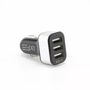 Car charger SBOX CC-331B 3.1A — vehicle USB power adapter, black/grey