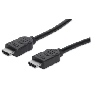 Manhattan 393768 HDMI kabelis 3 m HDMI Type A (Standard) Melns