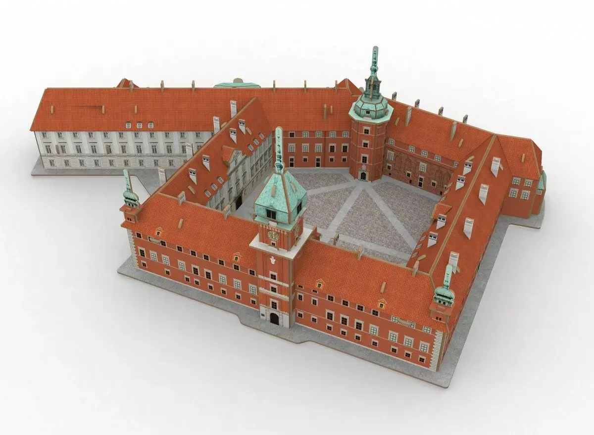 3D puzle Cubicfun Royal Castle in Warsaw 306-20268 Photo 2