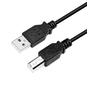 LogiLink CU0007B USB kabelis 2 m USB 2.0 USB A USB B Melns