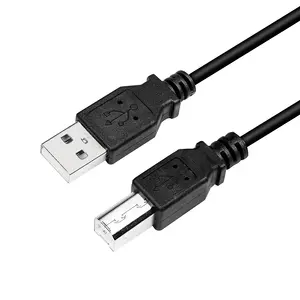 Кабель LogiLink CU0007B USB 2.0 USB A - USB B 2 м Черный 0.48 Гбит/с Никелированные контакты