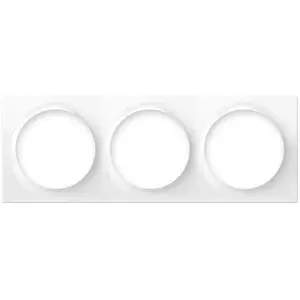 Накладная панель Fibaro FG-WX-PP-0004, 3 розетки, белая
