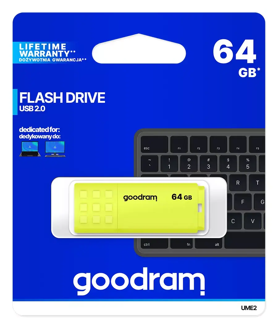 GOODRAM UME2 64 ГБ USB Type-A 2.0 флеш-накопитель Photo 5