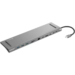 Sandberg 136-31 dokstacija Vadu USB 3.2 Gen 1 (3.1 Gen 1) Type-C Alumīnijs