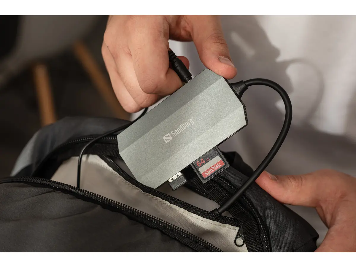 Sandberg USB-C 6in1 Travel Dock dokstacija Photo 5