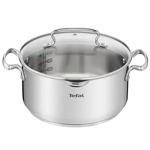 Saucepan Tefal DUETTO+ G7194655 5 L Round Stainless Steel