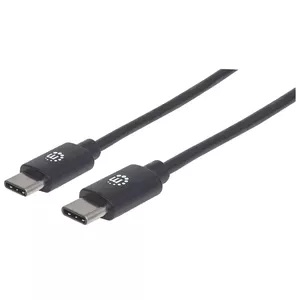 Manhattan 353342 USB kabelis 1 m USB 2.0 USB C Melns